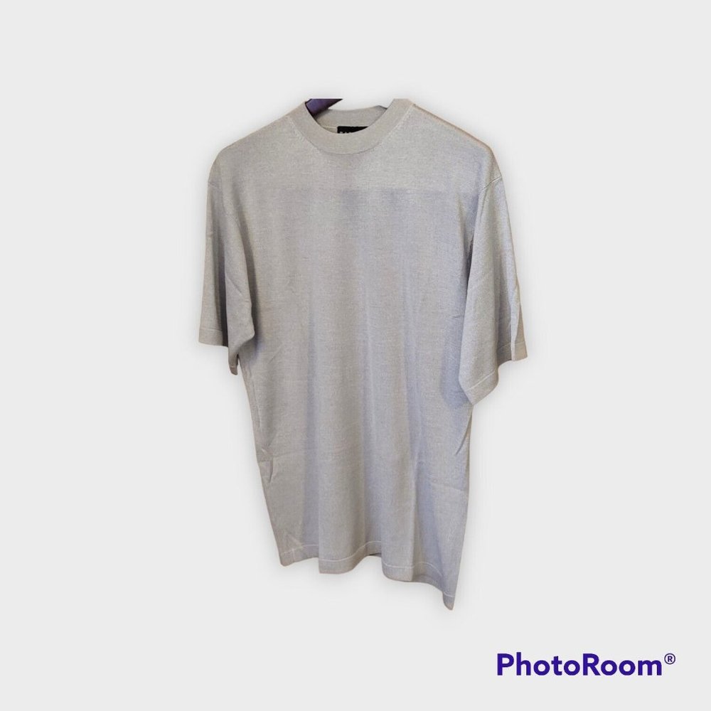 Men's Baracuta 4-Ply Washable 100% Silk Top Size Small Tan